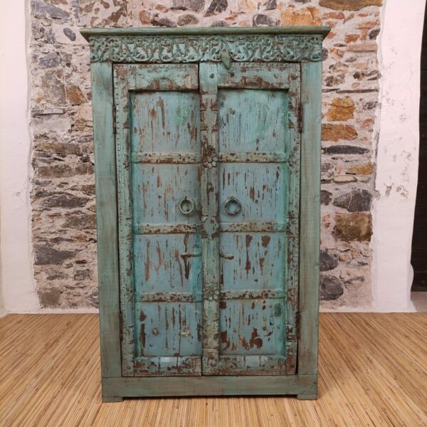 MOBILETTO VERDE CON FINESTRA INDIANA - immagine 11