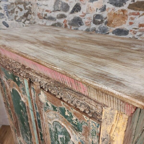 ARMADIETTO COLORATO INDIANO RUSTICO - immagine 10