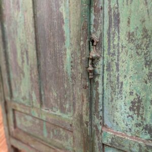 pomello originale di credenza verde vintage indiana