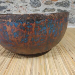 Alternative view of GRANDE CIOTOLA DECORATIVA IN LEGNO DI PALMA