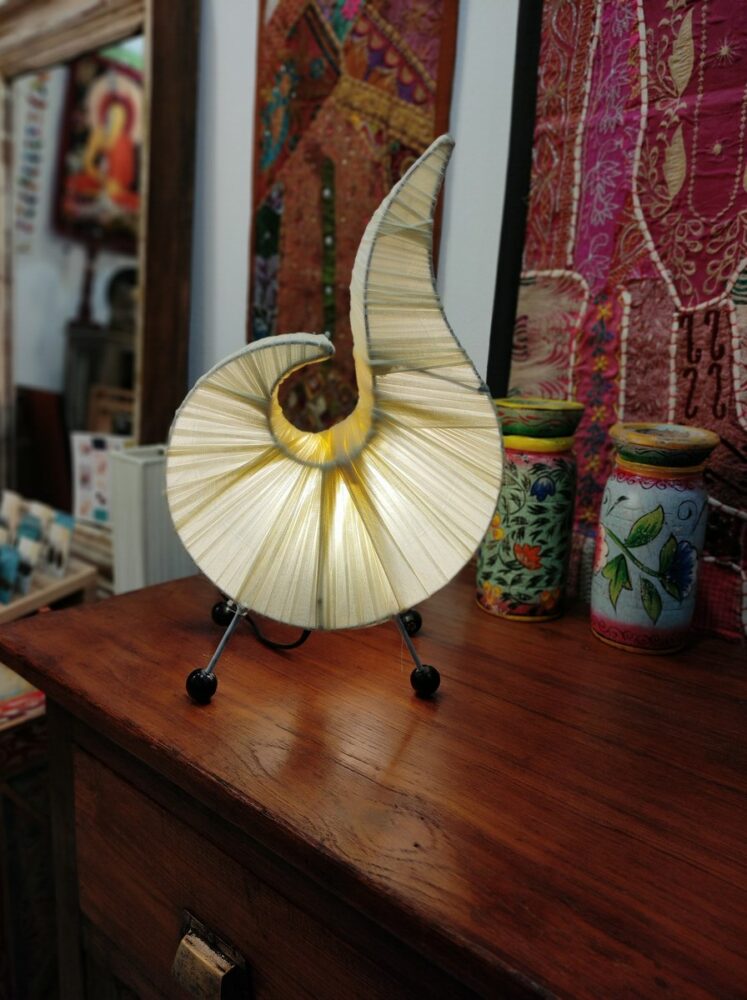 LAMPADA A RICCIOLO ETNICA IN STOFFA - immagine 7