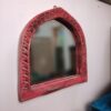 specchio indiano rosa forma ad arco