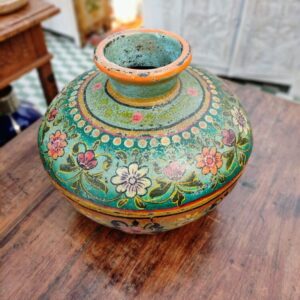 Alternative view of VASO IN FERRO DECORATO A FIORI